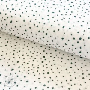 Dvojitá gázovina/mušelín Small dots Snoozy camo green - mušelín, mušelin, muselin latka, mušelin latka, gazovina, gázovina metráž, gazovina latka, gázovina, trojita gazovina, bambusový mušelín, latka muselin, bavlněný mušelín metráž, mušelín látka metráž, dvojita gazovina metraz, deka pre bábätko, letná deka pre bábätko, bambusova deka pre dieta, muselinova prikryvka, strikovana deka pre babatko, biela deka pre babatko, prikrývka pre bábätko