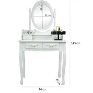 Toaletný stolík s taburetom Emilie, 143 x 74 x 40 cm - toaletný stolík, kozmeticky stolik, toaletny stolik, kozmetický stolík, toaletné stolíky, toaletné stoliky, moderny kozmeticky stolik, kozmeticke stoliky, toaletný stolík so svetlom, zrkadlo so ziarovkami, toaletne stoliky, makeup stolik, kozmetický stolik, kozmeticky stolik s osvetlenim, toaletný stolík hnedy, toaletný stolík so zrkadlom, toaletny stolik s led osvetlenim, kozmeticky stolík, stol na licenie, malovaci stolik, toaletný stolík s osvetlením, toaletné zrkadlo, stolik na licenie, kozmetický stolík so zrkadlom, stolík so zrkadlom, toaletný stolík biely, moderný toaletný stolík, biely toaletný stolík, stolik kozmeticky, toaletný stolík bez zrkadla, stolik so zrkadlom, toaletný stolík so zrkadlom pre dievčatá, stolik zo zrkadlom, kozmeticky stolik so svetlom, stolík na make up, biely kozmeticky stolik, zrkadlo na toaletný stolík, stolik toaletny, maly toaletny stolik, lacne toaletne stoliky, zrkadlovy toaletny stolik, dreveny toaletny stolik, stolik na kozmetiku, toaletny stolik do spalne, detsky stol na licenie, kozmetické stolíky so zrkadlom, moderny toaletny stolik, lacny toaletny stolik, toaletne stoliky do spalne, toaletné stolíky s osvetlením