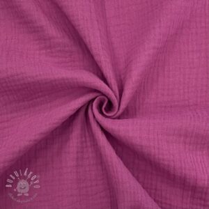 Dvojitá gázovina/mušelín cerise ORGANIC - mušelín, mušelin, muselin latka, mušelin latka, gazovina, gázovina metráž, gazovina latka, gázovina, trojita gazovina, bambusový mušelín, latka muselin, bavlněný mušelín metráž, mušelín látka metráž, dvojita gazovina metraz, deka pre bábätko, letná deka pre bábätko, bambusova deka pre dieta, muselinova prikryvka, strikovana deka pre babatko, biela deka pre babatko, prikrývka pre bábätko