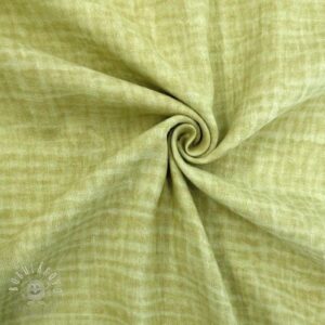 Dvojitá gázovina/mušelín Vintage lime - mušelín, mušelin, muselin latka, mušelin latka, gazovina, gázovina metráž, gazovina latka, gázovina, trojita gazovina, bambusový mušelín, latka muselin, bavlněný mušelín metráž, mušelín látka metráž, dvojita gazovina metraz, deka pre bábätko, letná deka pre bábätko, bambusova deka pre dieta, muselinova prikryvka, strikovana deka pre babatko, biela deka pre babatko, prikrývka pre bábätko