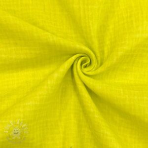 Dvojitá gázovina/mušelín Vintage neon yellow - mušelín, mušelin, muselin latka, mušelin latka, gazovina, gázovina metráž, gazovina latka, gázovina, trojita gazovina, bambusový mušelín, latka muselin, bavlněný mušelín metráž, mušelín látka metráž, dvojita gazovina metraz, deka pre bábätko, letná deka pre bábätko, bambusova deka pre dieta, muselinova prikryvka, strikovana deka pre babatko, biela deka pre babatko, prikrývka pre bábätko