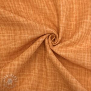 Dvojitá gázovina/mušelín Vintage orange - mušelín, mušelin, muselin latka, mušelin latka, gazovina, gázovina metráž, gazovina latka, gázovina, trojita gazovina, bambusový mušelín, latka muselin, bavlněný mušelín metráž, mušelín látka metráž, dvojita gazovina metraz, deka pre bábätko, letná deka pre bábätko, bambusova deka pre dieta, muselinova prikryvka, strikovana deka pre babatko, biela deka pre babatko, prikrývka pre bábätko