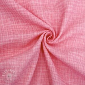 Dvojitá gázovina/mušelín Vintage pink - mušelín, mušelin, muselin latka, mušelin latka, gazovina, gázovina metráž, gazovina latka, gázovina, trojita gazovina, bambusový mušelín, latka muselin, bavlněný mušelín metráž, mušelín látka metráž, dvojita gazovina metraz, deka pre bábätko, letná deka pre bábätko, bambusova deka pre dieta, muselinova prikryvka, strikovana deka pre babatko, biela deka pre babatko, prikrývka pre bábätko