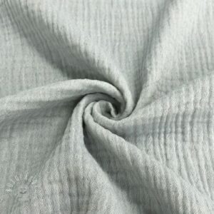 Dvojitá gázovina/mušelín MELANGE light blue - mušelín, mušelin, muselin latka, mušelin latka, gazovina, gázovina metráž, gazovina latka, gázovina, trojita gazovina, bambusový mušelín, latka muselin, bavlněný mušelín metráž, mušelín látka metráž, dvojita gazovina metraz, deka pre bábätko, letná deka pre bábätko, bambusova deka pre dieta, muselinova prikryvka, strikovana deka pre babatko, biela deka pre babatko, prikrývka pre bábätko