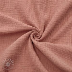 Dvojitá gázovina/mušelín blush - mušelín, mušelin, muselin latka, mušelin latka, gazovina, gázovina metráž, gazovina latka, gázovina, trojita gazovina, bambusový mušelín, latka muselin, bavlněný mušelín metráž, mušelín látka metráž, dvojita gazovina metraz, deka pre bábätko, letná deka pre bábätko, bambusova deka pre dieta, muselinova prikryvka, strikovana deka pre babatko, biela deka pre babatko, prikrývka pre bábätko