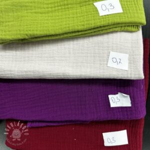 Balík látok dvojitá gázovina 2255 - mušelín, mušelin, muselin latka, mušelin latka, gazovina, gázovina metráž, gazovina latka, gázovina, trojita gazovina, bambusový mušelín, latka muselin, bavlněný mušelín metráž, mušelín látka metráž, dvojita gazovina metraz, deka pre bábätko, letná deka pre bábätko, bambusova deka pre dieta, muselinova prikryvka, strikovana deka pre babatko, biela deka pre babatko, prikrývka pre bábätko