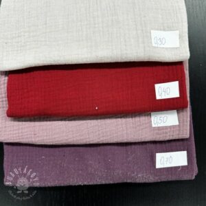 Balík látok dvojitá gázovina 2262 - mušelín, mušelin, muselin latka, mušelin latka, gazovina, gázovina metráž, gazovina latka, gázovina, trojita gazovina, bambusový mušelín, latka muselin, bavlněný mušelín metráž, mušelín látka metráž, dvojita gazovina metraz, deka pre bábätko, letná deka pre bábätko, bambusova deka pre dieta, muselinova prikryvka, strikovana deka pre babatko, biela deka pre babatko, prikrývka pre bábätko