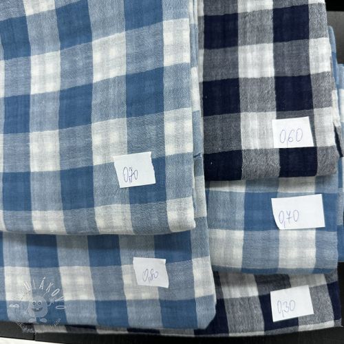 Balík látok dvojitá gázovina 2306 - mušelín, mušelin, muselin latka, mušelin latka, gazovina, gázovina metráž, gazovina latka, gázovina, trojita gazovina, bambusový mušelín, latka muselin, bavlněný mušelín metráž, mušelín látka metráž, dvojita gazovina metraz, deka pre bábätko, letná deka pre bábätko, bambusova deka pre dieta, muselinova prikryvka, strikovana deka pre babatko, biela deka pre babatko, prikrývka pre bábätko