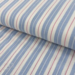 Dvojitá gázovina/mušelín YARN DYED Line blue - mušelín, mušelin, muselin latka, mušelin latka, gazovina, gázovina metráž, gazovina latka, gázovina, trojita gazovina, bambusový mušelín, latka muselin, bavlněný mušelín metráž, mušelín látka metráž, dvojita gazovina metraz, deka pre bábätko, letná deka pre bábätko, bambusova deka pre dieta, muselinova prikryvka, strikovana deka pre babatko, biela deka pre babatko, prikrývka pre bábätko