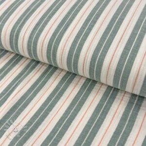 Dvojitá gázovina/mušelín YARN DYED Line green - mušelín, mušelin, muselin latka, mušelin latka, gazovina, gázovina metráž, gazovina latka, gázovina, trojita gazovina, bambusový mušelín, latka muselin, bavlněný mušelín metráž, mušelín látka metráž, dvojita gazovina metraz, deka pre bábätko, letná deka pre bábätko, bambusova deka pre dieta, muselinova prikryvka, strikovana deka pre babatko, biela deka pre babatko, prikrývka pre bábätko