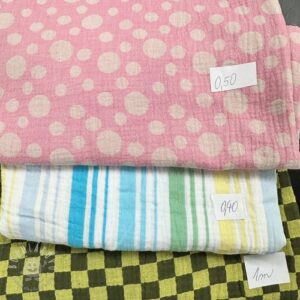 Balík látok dvojitá gázovina 2324 - mušelín, mušelin, muselin latka, mušelin latka, gazovina, gázovina metráž, gazovina latka, gázovina, trojita gazovina, bambusový mušelín, latka muselin, bavlněný mušelín metráž, mušelín látka metráž, dvojita gazovina metraz, deka pre bábätko, letná deka pre bábätko, bambusova deka pre dieta, muselinova prikryvka, strikovana deka pre babatko, biela deka pre babatko, prikrývka pre bábätko